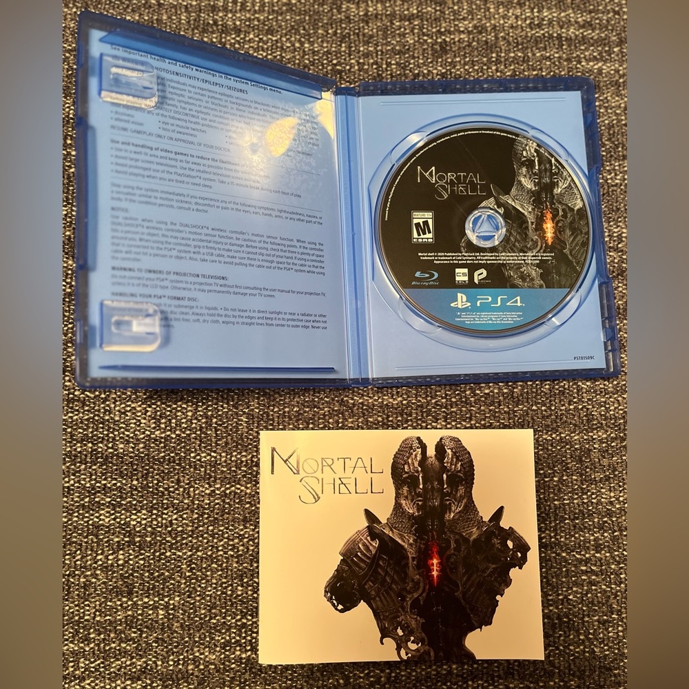 Mortal Shell Sony PlayStation PS4 CIB Complete Tested Working Good Condition - Picture 2 of 3